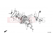 HONDA NC700SDE NC700SD 2014 E-19 TRANSMISSION GEAR