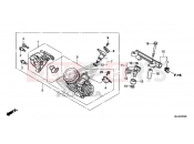 HONDA NC700SDE NC700SD 2014 E-20 THROTTLE HOUSING