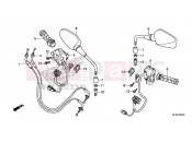 HONDA NC700SDE NC700SD 2014 F-3-1 SWITCH / CABLE (NC700SD / 750SD)