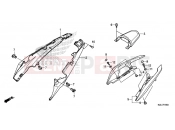 HONDA NC700SDE NC700SD 2014 F-18 SEAT HOST