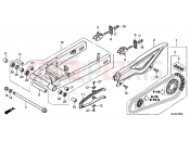 HONDA NC700SDE NC700SD 2014 F-26 SWING ARM