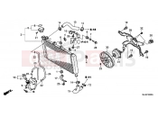 HONDA NC700SDE NC700SD 2014 F-35 RADIATOR
