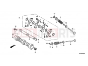 HONDA NC700XC NC700X 2012 E-3 CAMSHAFT / VALVE
