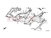 HONDA NC700XC NC700X 2012 F-19 SIDE COVER
