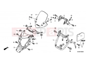HONDA NC700XC NC700X 2012 F-39 FRONT ENGINE HOUSING