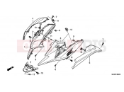 HONDA NC700XC NC700X 2012 F-40 SIDE ENGINE HOUSING