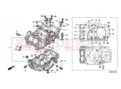 HONDA NC700XAC NC700X ABS 2012 E-14 CRANKSHAFT