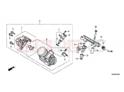 HONDA NC700XAC NC700X ABS 2012 E-20 THROTTLE HOUSING