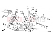 HONDA NC700XAC NC700X ABS 2012 F-6 STEERING BAR PIPE / UPPER BRIDGE