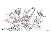 HONDA NC700XAC NC700X ABS 2012 F-34 FRAME HOUSING