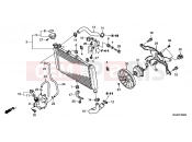 HONDA NC700XAC NC700X ABS 2012 F-35 RADIATOR