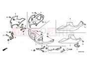 HONDA NC700XAC NC700X ABS 2012 F-41 LOWER ENGINE