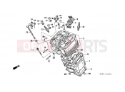 HONDA NTV650S NTV 1995 E-3 CYLINDER / CYLINDER HEAD (FRONT)