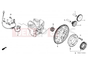 HONDA NTV650S NTV 1995 E-8 IGNITION DISTRIBUTOR GENERATOR