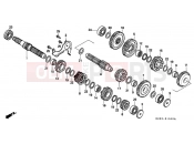 HONDA NTV650S NTV 1995 E-15 TRANSMISSION