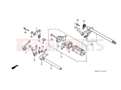HONDA NTV650S NTV 1995 E-16 TRANSMISSION DRUM