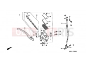 HONDA NTV650S NTV 1995 F-4 FRONT MASTER CYLINDER