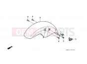HONDA NTV650S NTV 1995 F-7 FRONT FENDER