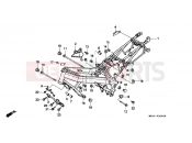 HONDA NTV650S NTV 1995 F-30 FRAME HOUSING