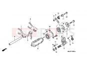HONDA ST11001 Pan-European 2001 E-18 TRANSMISSION DRUM