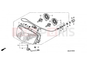 HONDA ST11001 Pan-European 2001 F-1 HEADLIGHT