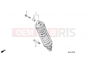 HONDA ST11001 Pan-European 2001 F-27 REAR SHOCK ABSORBER