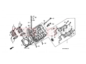HONDA ST1100L Pan-European 1990 E-3-1 LEFT CYLINDER HEAD