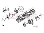 HONDA ST1100L Pan-European 1990 E-8 CLUTCH