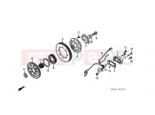 HONDA ST1100M Pan-European 1991 E-9 CLUTCH COUPLING START
