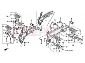 HONDA ST1100M Pan-European 1991 F-24 FOOTREST
