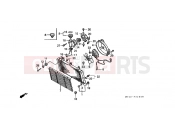 HONDA ST1100M Pan-European 1991 F-33 ​​RADIATOR