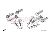 HONDA ST1100P Pan-European 1993 E-4 CAMSHAFT / VALVE