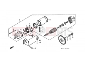 HONDA ST1100P Pan-European 1993 E-11 STARTER ENGINE