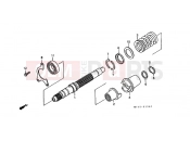 HONDA ST1100P Pan-European 1993 E-13 PRIMARY AXLE