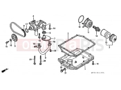 HONDA ST1100P Pan-European 1993 E-14 OIL PUMP