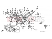 HONDA ST1100P Pan-European 1993 F-35 FRAME HOUSING