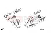 HONDA ST1100Y Pan-European 2000 E-4 CAMSHAFT / VALVE