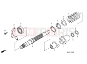 HONDA ST1100Y Pan-European 2000 E-13 PRIMARY AXLE