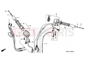 HONDA ST1100Y Pan-European 2000 F-4 SWITCH / CABLE
