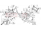 HONDA ST1100Y Pan-European 2000 F-7 STEERING BAR PIPE / UPPER BRIDGE