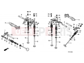 HONDA NTV650J REVERE 1988 E-4 CAMSHAFT / VALVE