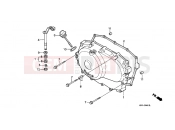 HONDA NTV650J REVERE 1988 E-6 RIGHT CRANKSHAFT COVER