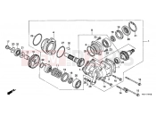 HONDA NTV650J REVERE 1988 E-18 PTO SHAFT