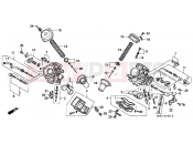 HONDA NTV650J REVERE 1988 E-19-1 CARBURETOR (PARTS)