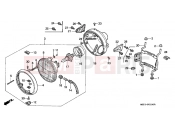 HONDA NTV650J REVERE 1988 F-1 HEADLIGHT