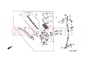 HONDA NTV650J REVERE 1988 F-4 FRONT MASTER CYLINDER