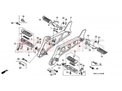 HONDA NTV650J REVERE 1988 F-22 FOOTREST