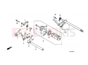 HONDA NTV650K REVERE 1989 E-16 TRANSMISSION DRUM
