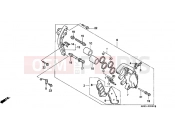 HONDA NTV650K REVERE 1989 F-9 FRONT BRAKE CALIPER