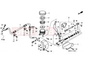 HONDA VT1100C23 Shadow 2003 F-11 REAR MASTER CYLINDER